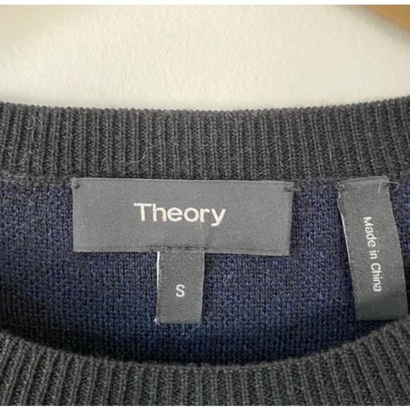 Theory Rainee O Noble Wool Blend Sweater S - Picture 4 of 6